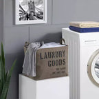 Panier à Linge en Toile Militaire : Panier Pliable Vert avec Poignées Intégrées, Robuste et Portable, Capacité de 10 Litres
