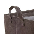 Panier à Linge en Toile Militaire : Panier Pliable Vert avec Poignées Intégrées, Robuste et Portable, Capacité de 10 Litres