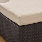 Ensemble de canapé d'angle en osier 8 pièces Santa Rosa : Christopher Knight Home, toutes saisons, cadre en aluminium