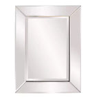 Howard Elliott 24"x18" Camden Rectangular Wall and Accent Mirror: Modern Style, Wood Frame, No Assembly Required