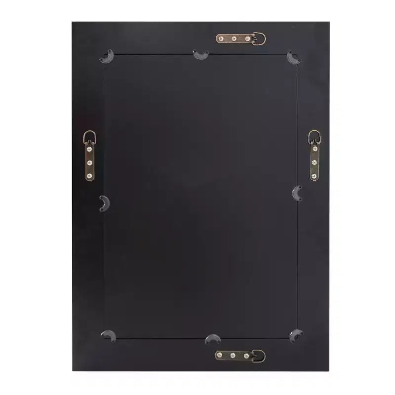 Miroir mural rectangulaire 24 po x 18 po : style moderne, cadre en bois, aucun assemblage requis