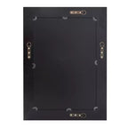 Miroir mural rectangulaire 24 po x 18 po : style moderne, cadre en bois, aucun assemblage requis