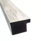 Miroir pleine longueur étroit de 16" x 50" avec cadre craquelé, métallique - Polystyrène, aucun assemblage requis