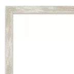 Miroir pleine longueur étroit de 16" x 50" avec cadre craquelé, métallique - Polystyrène, aucun assemblage requis