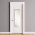 Miroir pleine longueur étroit de 16" x 50" avec cadre craquelé, métallique - Polystyrène, aucun assemblage requis
