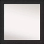 32" x 32" Non-Beveled Shipwreck Black Wall Mirror - Amanti Art