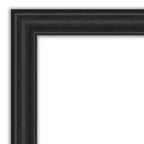 Miroir mural noir non biseauté de 32 po x 32 po