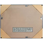 Miroir mural noir non biseauté de 32 po x 32 po
