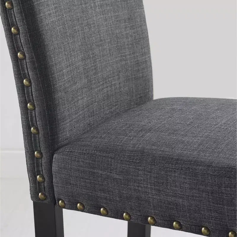 Ensemble de salle à manger Roundhill Furniture Amisos, table à manger avec pieds épingle, 4 chaises et banc rembourré, 6 pièces
