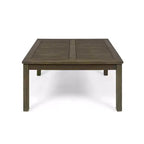 Ensemble canapé 3 places et table basse d'extérieur Abena en bois d'acacia avec coussins GDFStudio