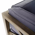 Christopher Knight Home Keith Canapé d'angle d'extérieur en bois d'acacia 8 places avec coussins
