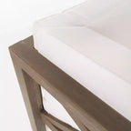 Christopher Knight Home Keith Canapé d'angle d'extérieur en bois d'acacia 8 places avec coussins