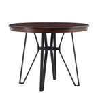 Ensemble de salle à manger Christopher Knight Home Ember 5 pièces en métal et hévéa, hauteur comptoir