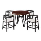 Christopher Knight Home Ember 5 Pieces Metal and Rubberwood Counter Height Dining Set