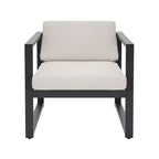 Christopher Knight Home Thorne Ensemble de conversation moderne en aluminium à 4 places pour l'extérieur