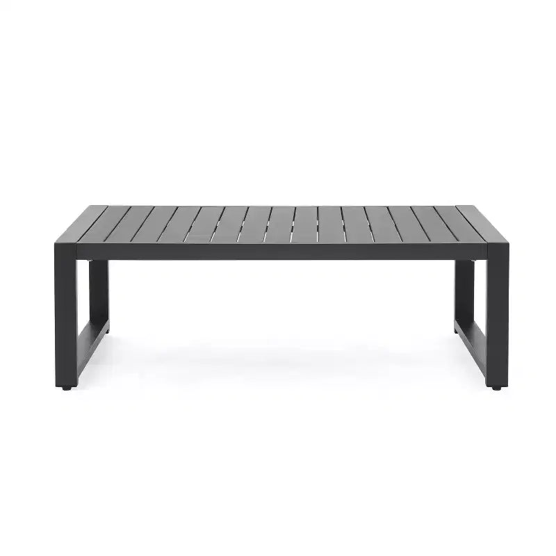 Christopher Knight Home Thorne Ensemble de conversation moderne en aluminium à 4 places pour l'extérieur