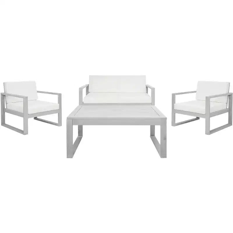 Emiko 4 Piece Living Set - Indoor/Outdoor - PAT7312 - Safavieh