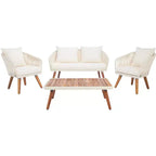 Ransin 4 Piece Living Set - Indoor/Outdoor - PAT7074 - Safavieh