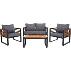Vesta 4 Piece Living Set - Indoor/Outdoor - PAT7737 - Safavieh