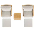 Ensemble de 5 chaises longues Narda – Intérieur/Extérieur – PAT9018 – Safavieh