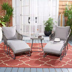 Ensemble de 5 chaises longues Narda – Intérieur/Extérieur – PAT9018 – Safavieh