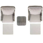Ensemble de 5 chaises longues Narda – Intérieur/Extérieur – PAT9018 – Safavieh