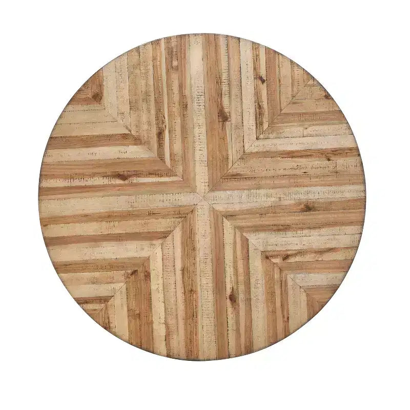 Ensemble de salle à manger 5 pièces avec 4 chaises de salle à manger et table ronde/carrée, Noir+Naturel/Noyer-ModernLuxe
