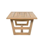 Christopher Knight Home Behram Ensemble de 4 fauteuils d'extérieur en bois d'acacia à lattes, Beige