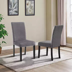 Ensemble de salle à manger Ashzo de Roundhill Furniture, table à manger avec pieds épingles et 6 chaises, 7 pièces