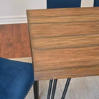 Ensemble de salle à manger Ashzo de Roundhill Furniture, table à manger avec pieds épingles et 6 chaises, 7 pièces