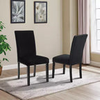 Ensemble de salle à manger Ashzo de Roundhill Furniture, table à manger avec pieds épingles et 6 chaises, 7 pièces
