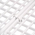 Ensemble de mobilier de patio moderne 4 ou 6 pièces avec table basse carrée, ensemble de conversation avec coussins imperméables, noir/blanc - ModernLuxe