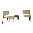 Ensemble de conversation en osier 3 pièces Briar de Novogratz, beige
