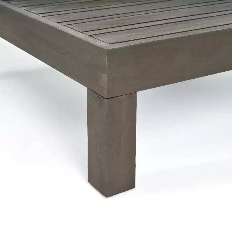 Christopher Knight Home Brava Ensemble de conversation 4 places en bois d'acacia pour extérieur avec coussins