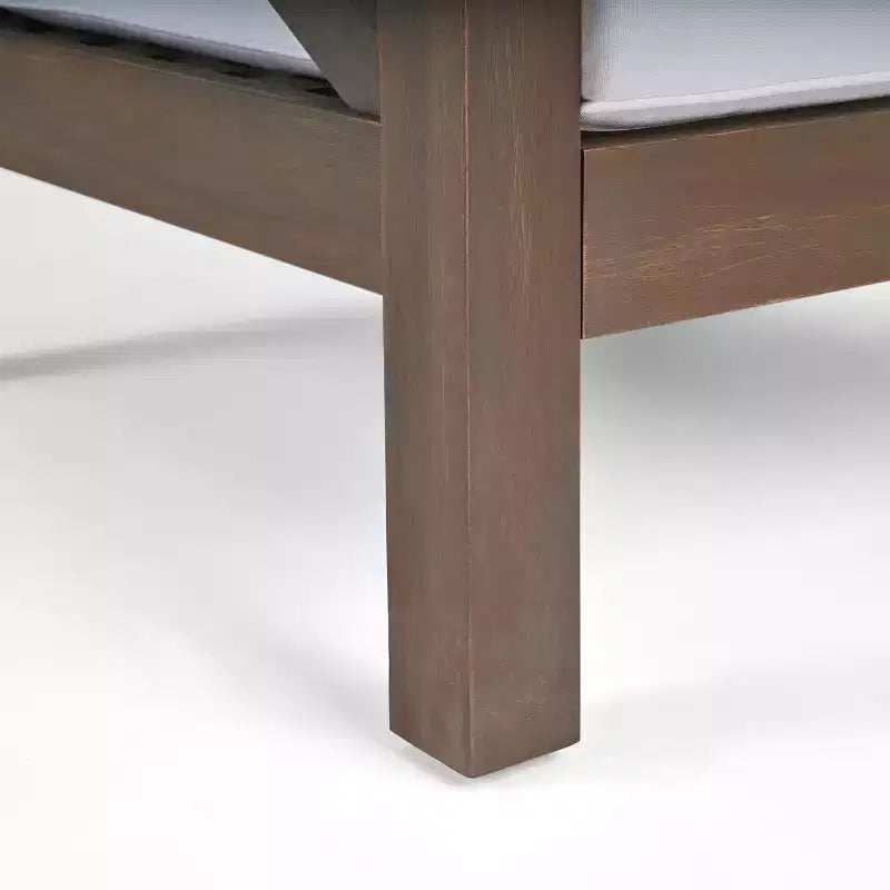 Christopher Knight Home Brava Ensemble de conversation 4 places en bois d'acacia pour extérieur avec coussins