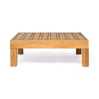 Christopher Knight Home Brava Ensemble de conversation 4 places en bois d'acacia pour extérieur avec coussins