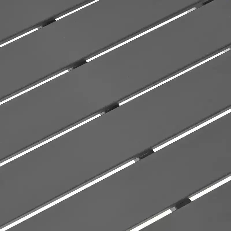 Christopher Knight Home Navan Salon de jardin modulable 5 places en aluminium avec coussins, Gris foncé/Noir