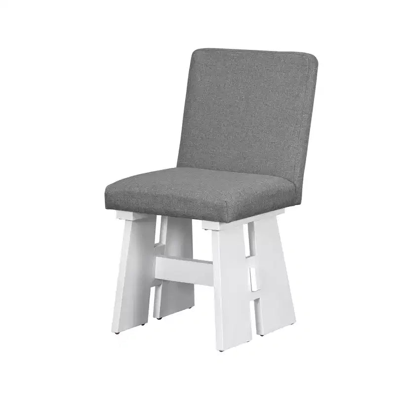 Ensemble table de salle à manger 7 pièces Whisen avec 6 chaises rembourrées