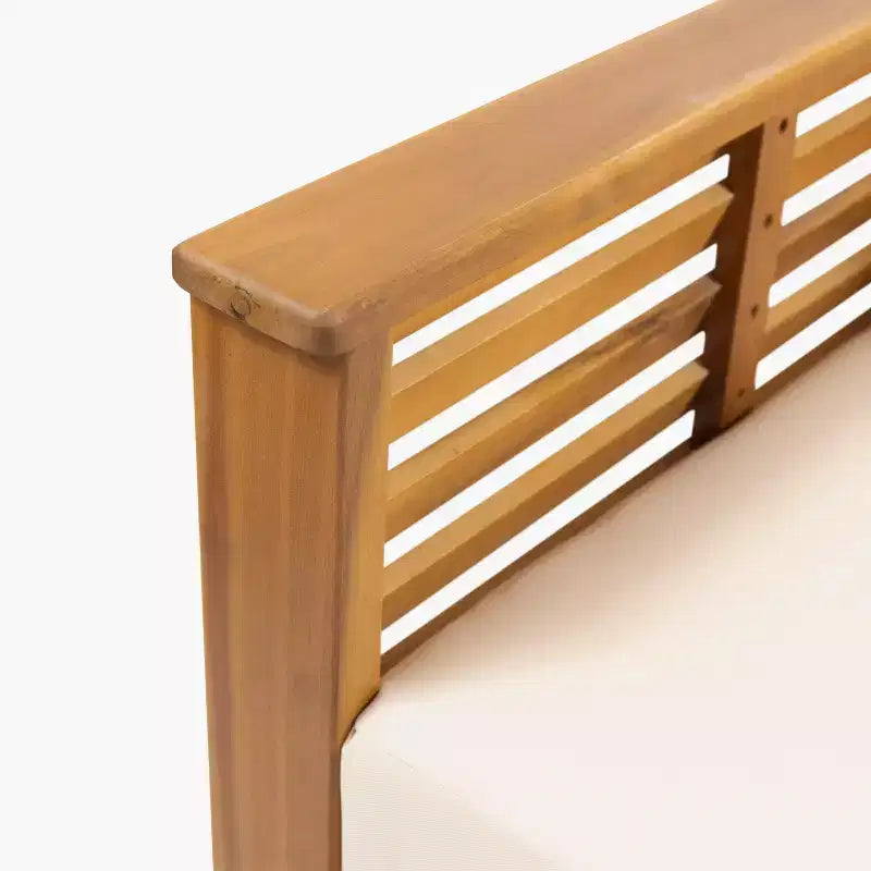 Christopher Knight Home Percy Canapé d'angle d'extérieur 5 places en bois d'acacia avec table basse