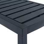 vidaXL Salon de jardin 4 pcs anthracite plastique moyen léger