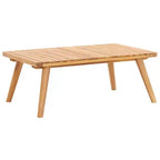 vidaXL Salon de jardin naturel, gris foncé, blanc