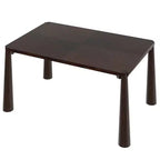 Ensemble de salle à manger rétro 7 pièces Whisen avec chaises rembourrées