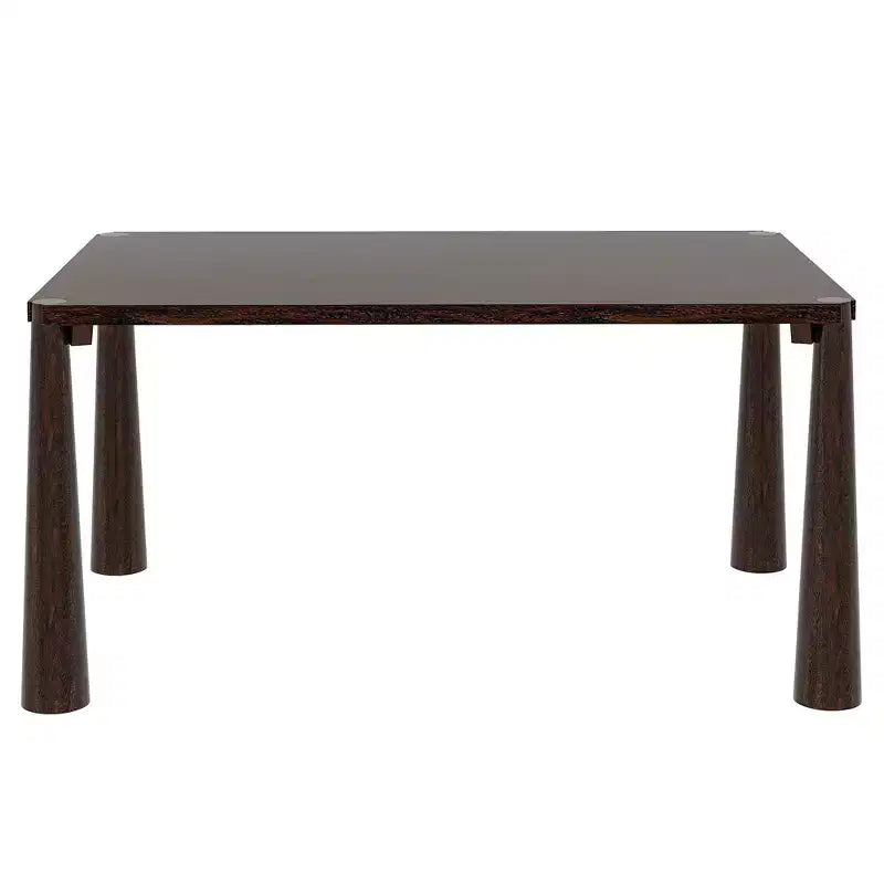 Ensemble de salle à manger rétro 7 pièces Whisen avec chaises rembourrées