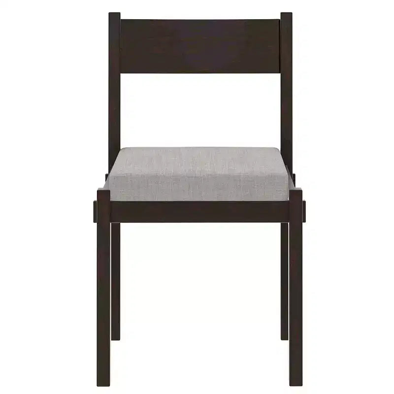 Ensemble de salle à manger rétro 7 pièces Whisen avec chaises rembourrées