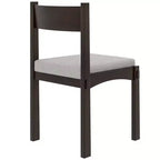 Ensemble de salle à manger rétro 7 pièces Whisen avec chaises rembourrées