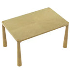 Ensemble de salle à manger rétro 7 pièces Whisen avec chaises rembourrées