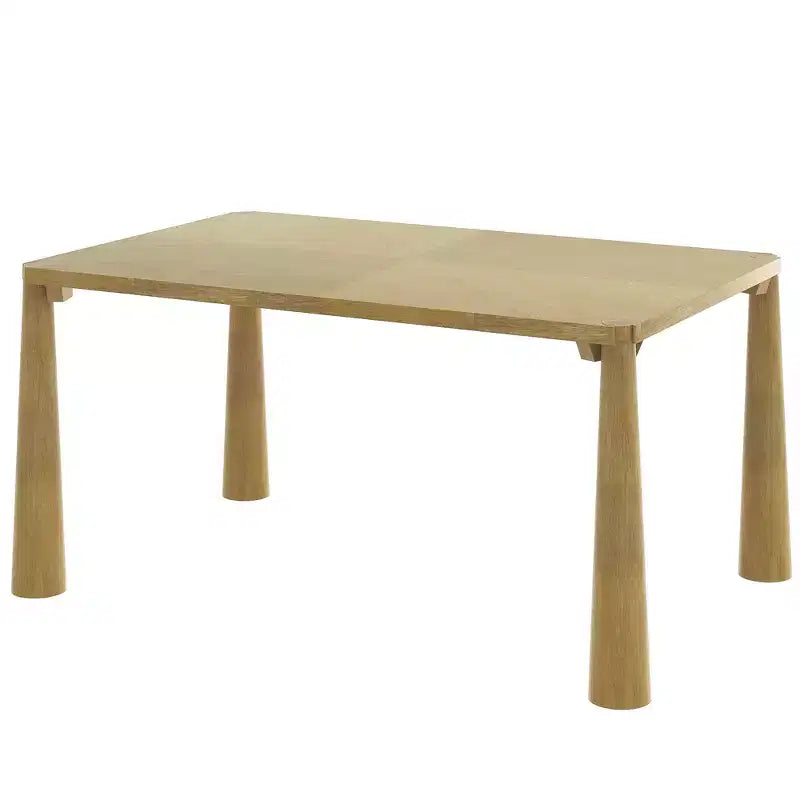 Ensemble de salle à manger rétro 7 pièces Whisen avec chaises rembourrées