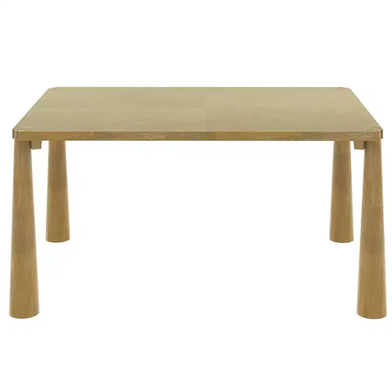Ensemble de salle à manger rétro 7 pièces Whisen avec chaises rembourrées