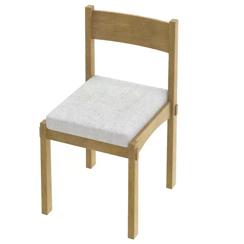 Ensemble de salle à manger rétro 7 pièces Whisen avec chaises rembourrées