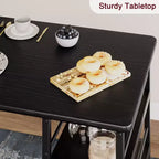 1 table à manger et 2 tabourets de bar, ensemble de salle à manger, montage facile, ensemble de table compact et moderne pour cuisine, salle à manger, petits espaces, meubles de maison